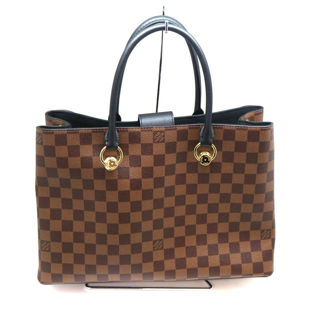Louis Vuitton Brown Ebene Shoulder Riverside Black Canvas LV Bag Damier Tote